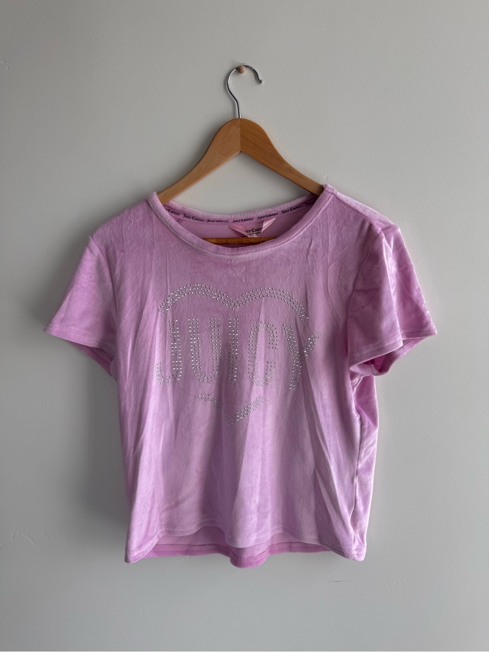 Pink Velour Juicy Couture tee